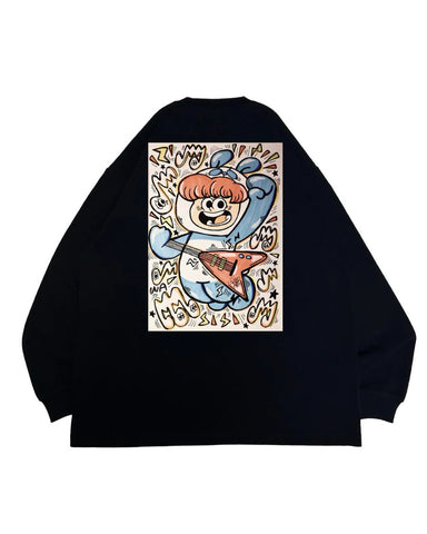 Over Print Double A Pop Art Heavy LS Tee (Ver. Zerozerohero)