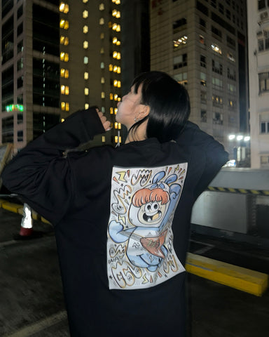 Over Print Double A Pop Art Heavy LS Tee (Ver. Zerozerohero)