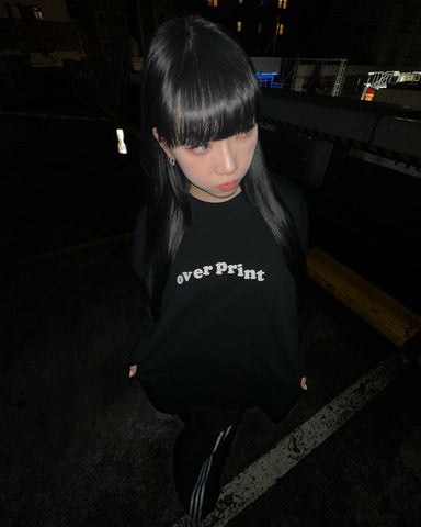 Over print Pop Art Heavy LS Tee Ver:10 *AURORA REFLECTOR