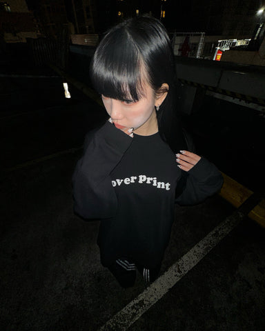 Over print Pop Art Heavy LS Tee Ver:10 *AURORA REFLECTOR