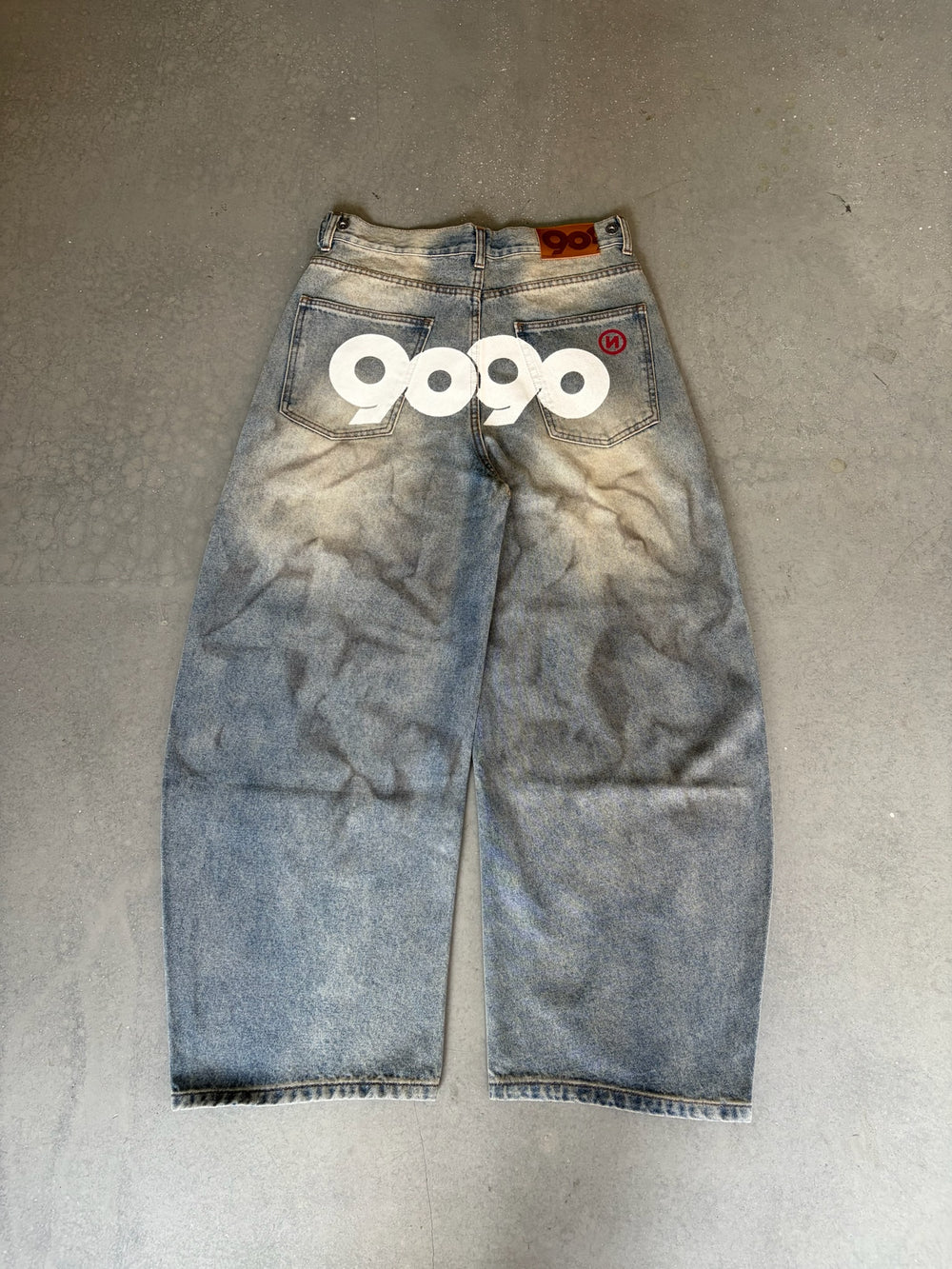 (預訂) 9090 OG Logo Painted Denim Pants (6月13日發售，發售後7個工作天到貨)