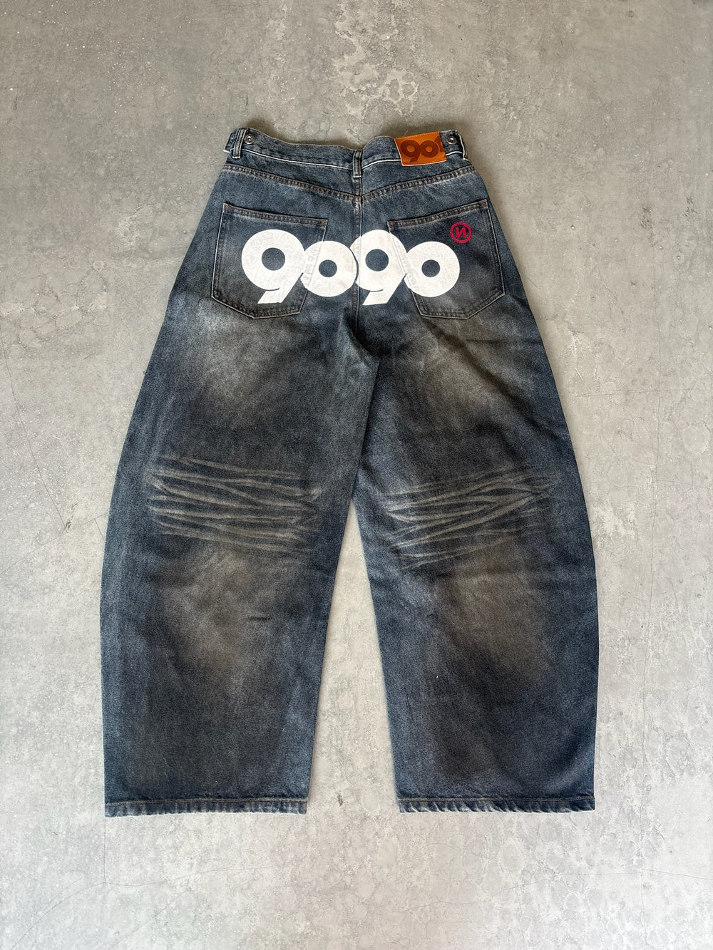 (預訂) 9090 OG Logo Painted Denim Pants (6月13日發售，發售後7個工作天到貨)