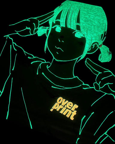 Over print Pop Art Sweater Osaka Pop Up Limited Ver:2 * Glow in the dark