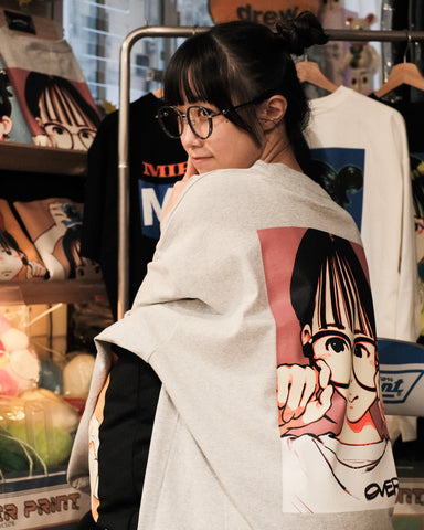 Over print Pop Art Sweatshirts Like LS Ver:16