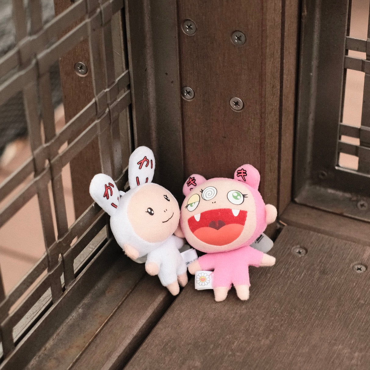 村上隆 Takashi Murakami Kaikai and Kiki Plush Keychain
