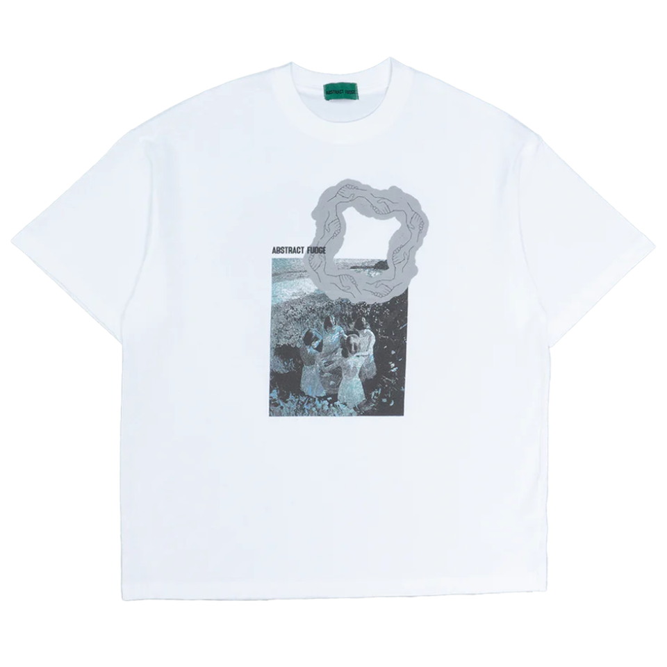Abstract Fudge Circle Tee (White)