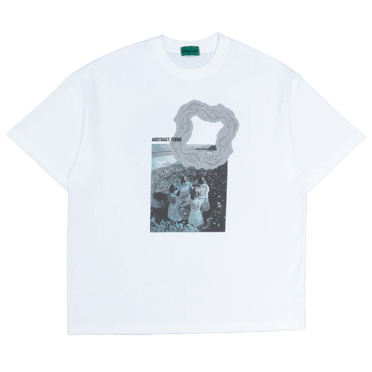 Abstract Fudge Circle Tee (White)