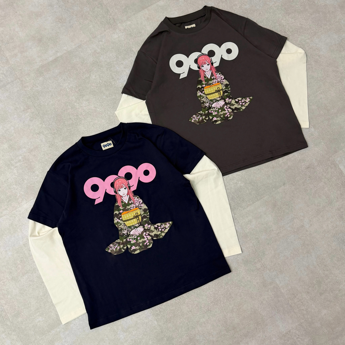 (預訂) 9090 x Backsideworks Layered L/S Tee (發售後7-14個工作天到貨)