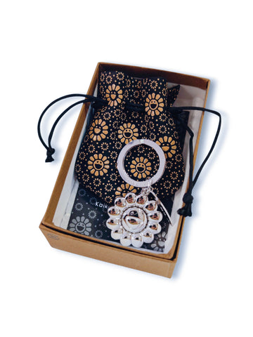 Takashi Murakami 925 Silver OHANA Keychain