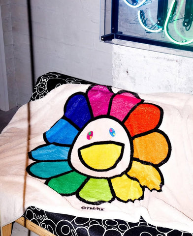 Takashi Murakami Flower Blanket