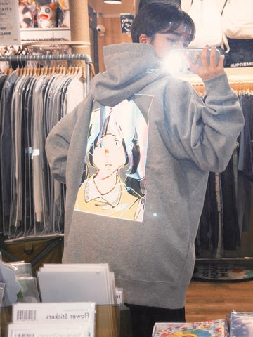 Over print Pop Art Hoodie Ver:18 *Aurora Reflector