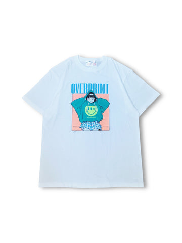 Over Print Hoodie Tee