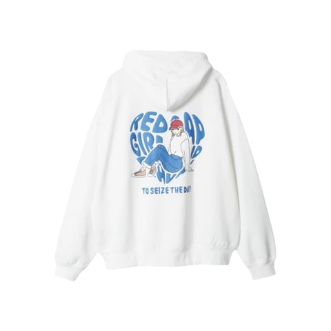 RED CAP GIRL To Seize The Day Hoodie
