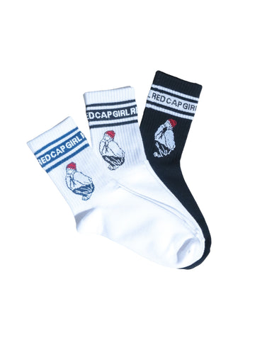 Red Cap Girl Socks set