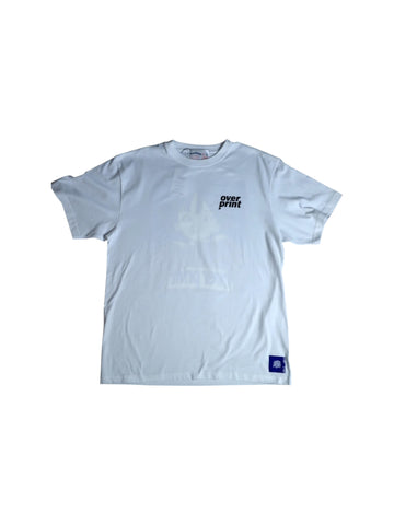 Over Print Pop Art Tee Ver:3 (Blue x Grey) *Coming KOBE Popup Limited