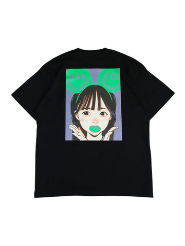 Over Print Pop Art Tee Ver:24 (NEON GREEN ICONIC)
