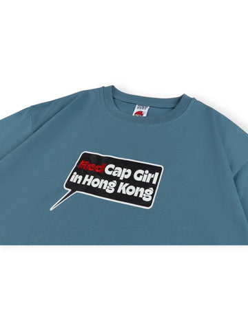 【預訂】新香冰廳 x RCG Logo 02 T-Shirt (TS005-Blue) 「HONG KONG LIMITED」