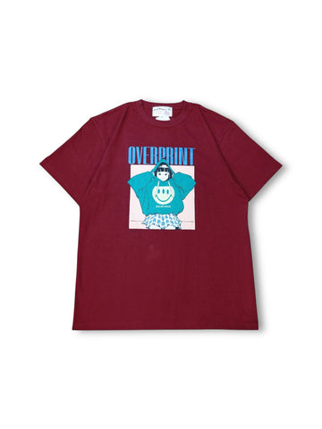 Over Print Hoodie Tee
