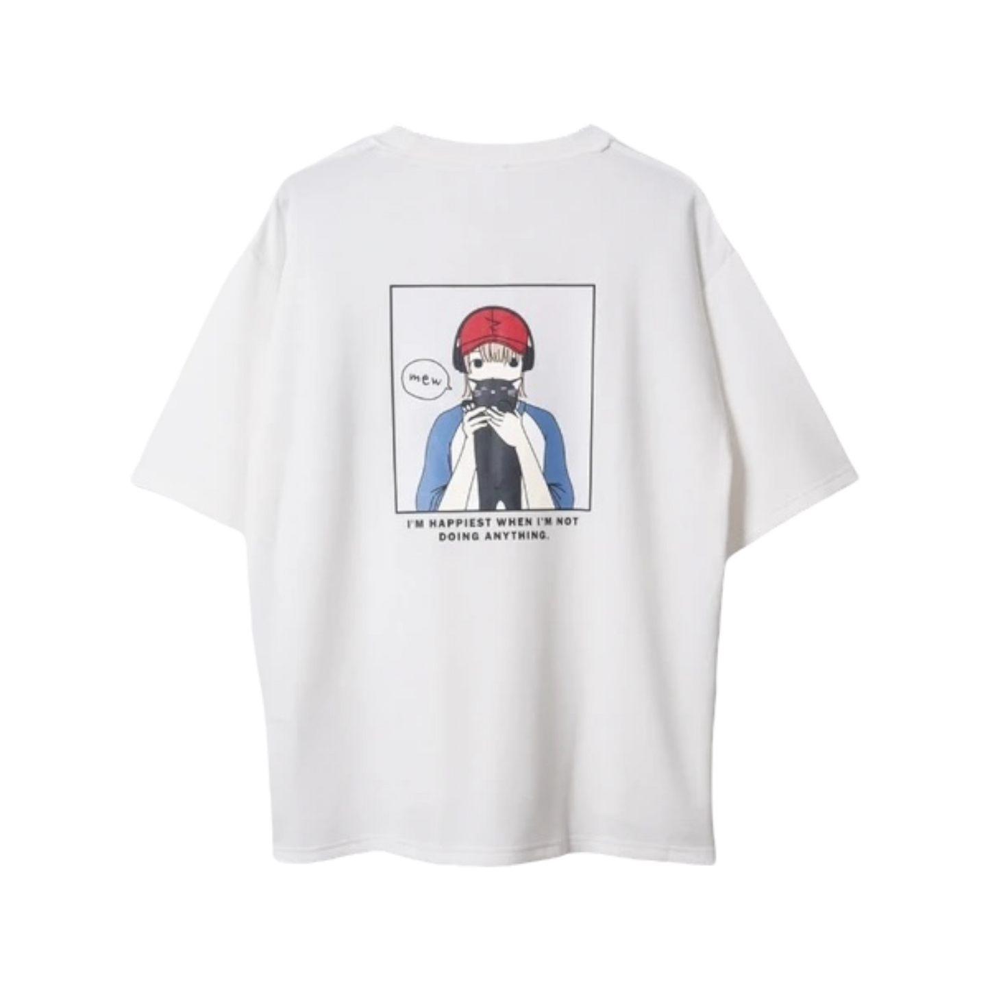 RED CAP GIRL Cat With Girl Cool Touch Tee