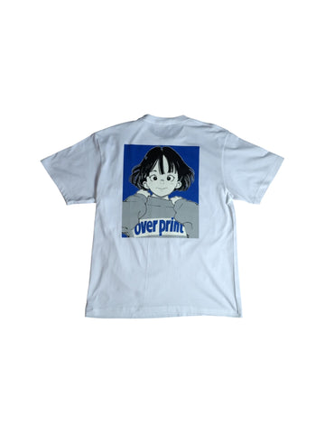 Over Print Pop Art Tee Ver:3 (Blue x Grey) *Coming KOBE Popup Limited