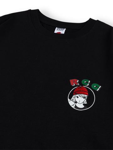【預訂】新香冰廳 x RCG Logo 03 T-Shirt (TS006-Black) 「HONG KONG LIMITED」