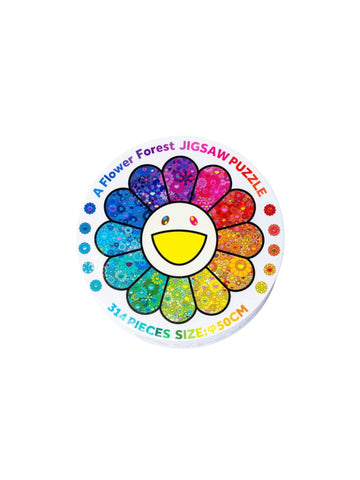 TAKASHI MURAKAMI A FLOWER FORSET JIGSAW PUZZLE