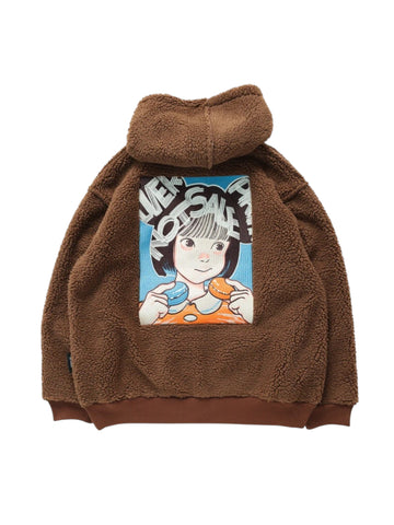 Over Print POP ART Bonding Boa Hoodie Ver:22