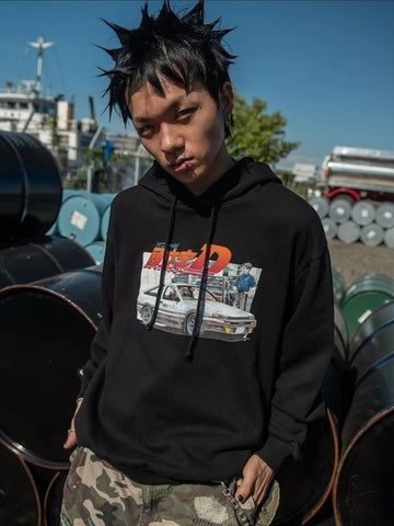 A'gem x INITIAL D Hoodie (藤原拓海 vs 中里毅)