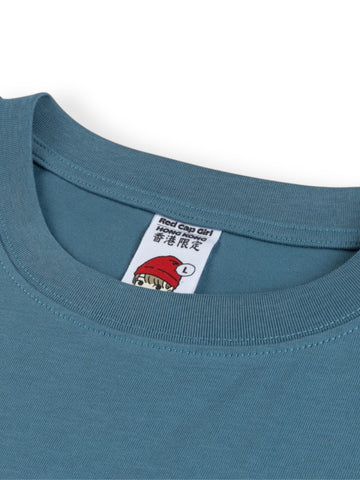 【預訂】新香冰廳 x RCG Logo 02 T-Shirt (TS005-Blue) 「HONG KONG LIMITED」