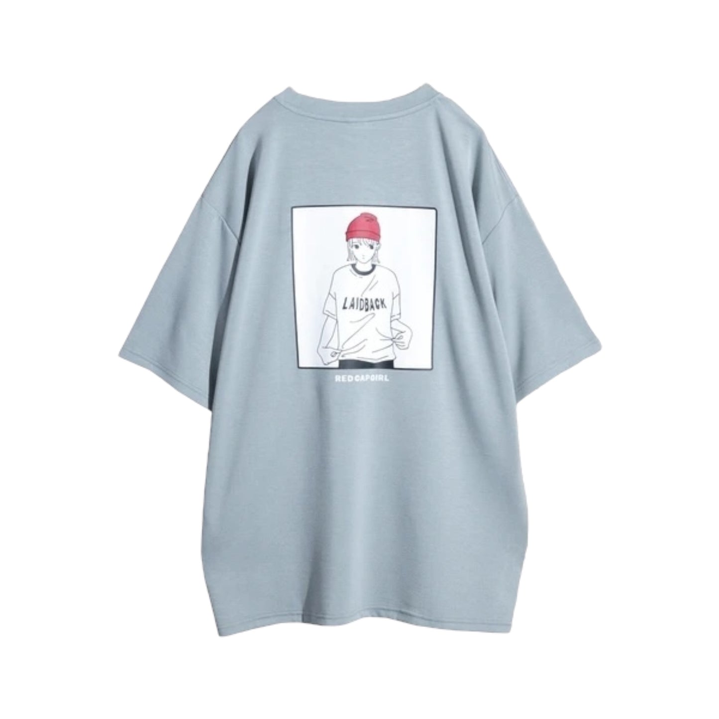 Red Cap Girl Laidback Gril Print Cool Touch T-Shirt