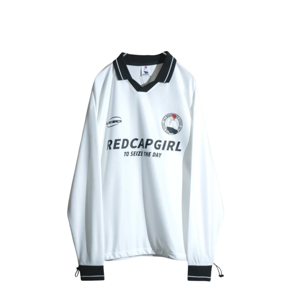 RED CAP GIRL Shirt Stripe Button