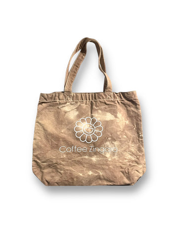 Takashi Murakami Coffee Zingaro Coffee Dyed Tote Bag