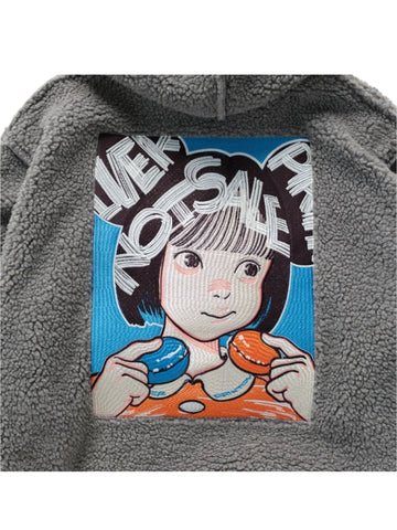 Over Print POP ART Bonding Boa Hoodie Ver:22