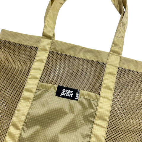 Over print Nylon Tote Bag