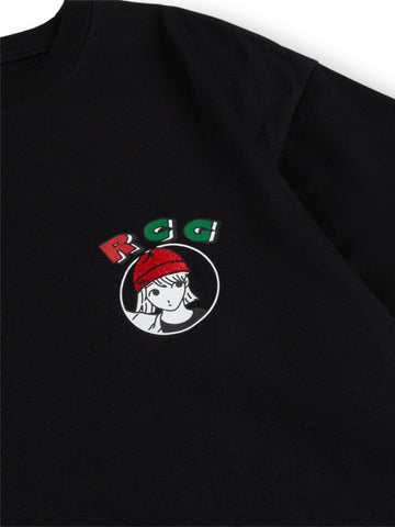 【預訂】新香冰廳 x RCG Logo 03 T-Shirt (TS006-Black) 「HONG KONG LIMITED」