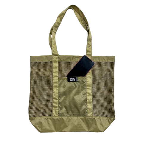 Over print Nylon Tote Bag