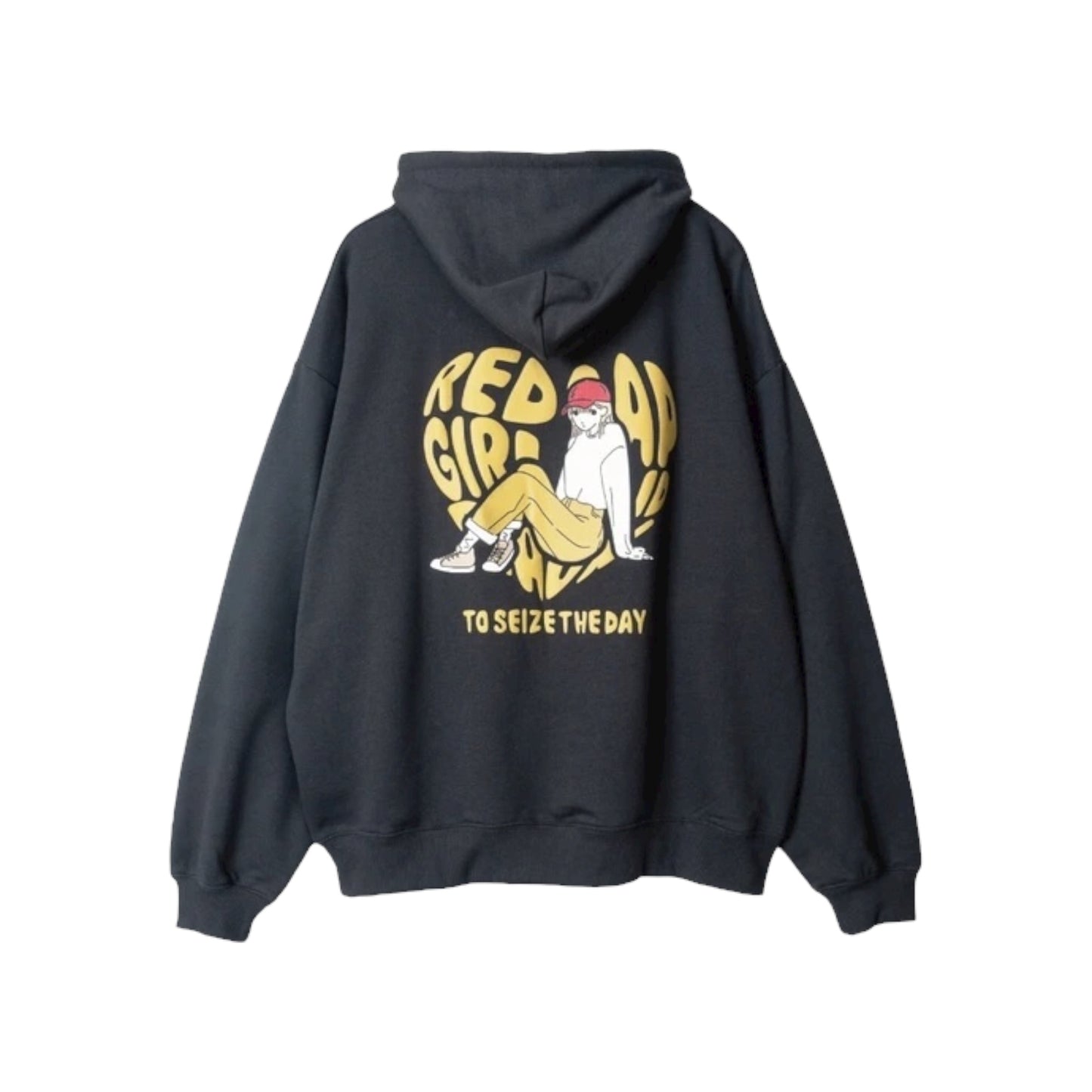 RED CAP GIRL To Seize The Day Hoodie