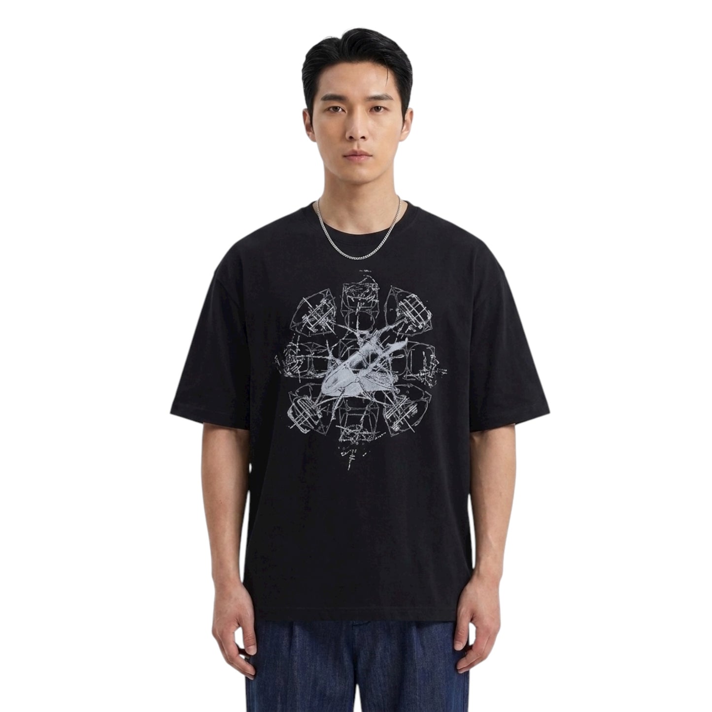 Abstract Fudge Beetle Tee (Black)