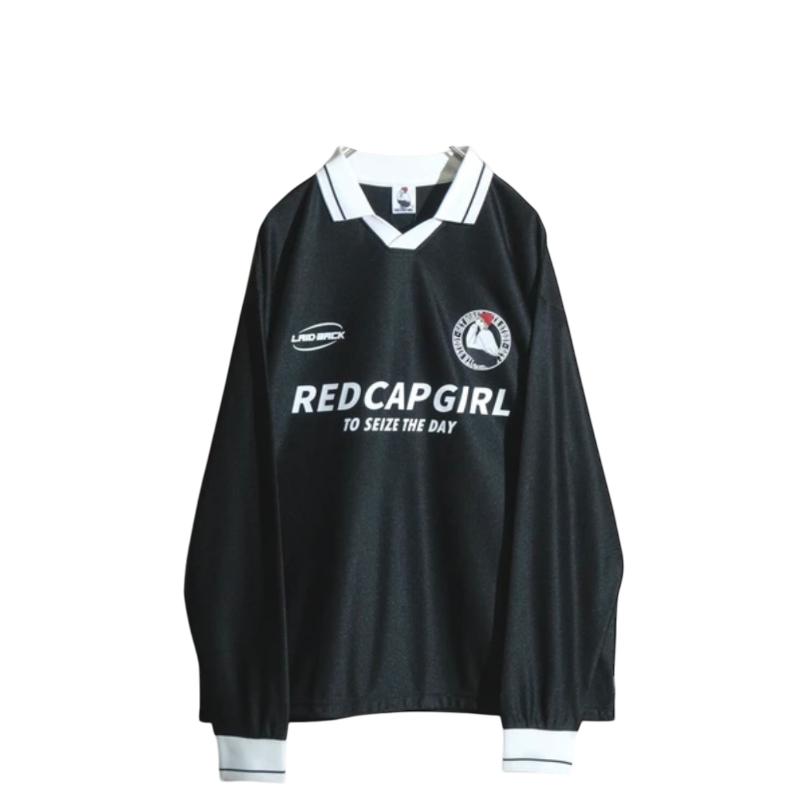 RED CAP GIRL Shirt Stripe Button