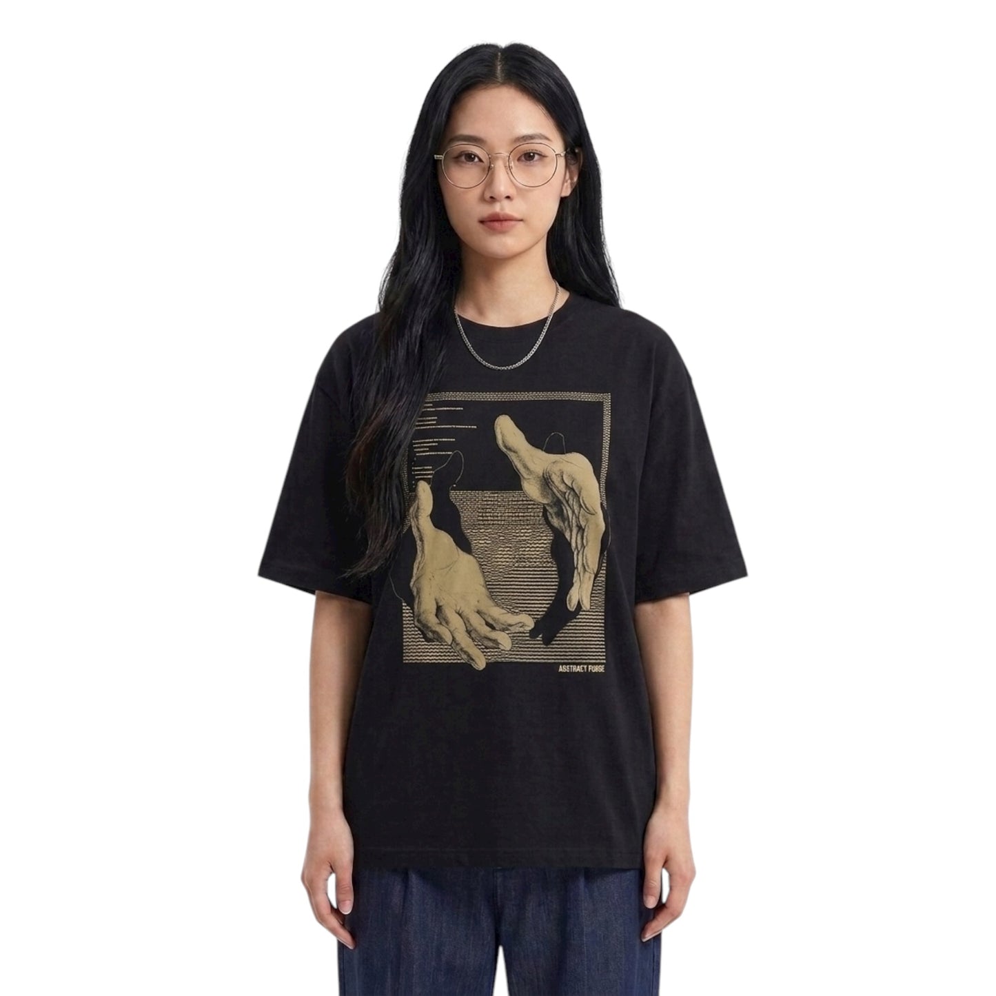 Abstract Fudge Deafening Silence AF Tee (Black)