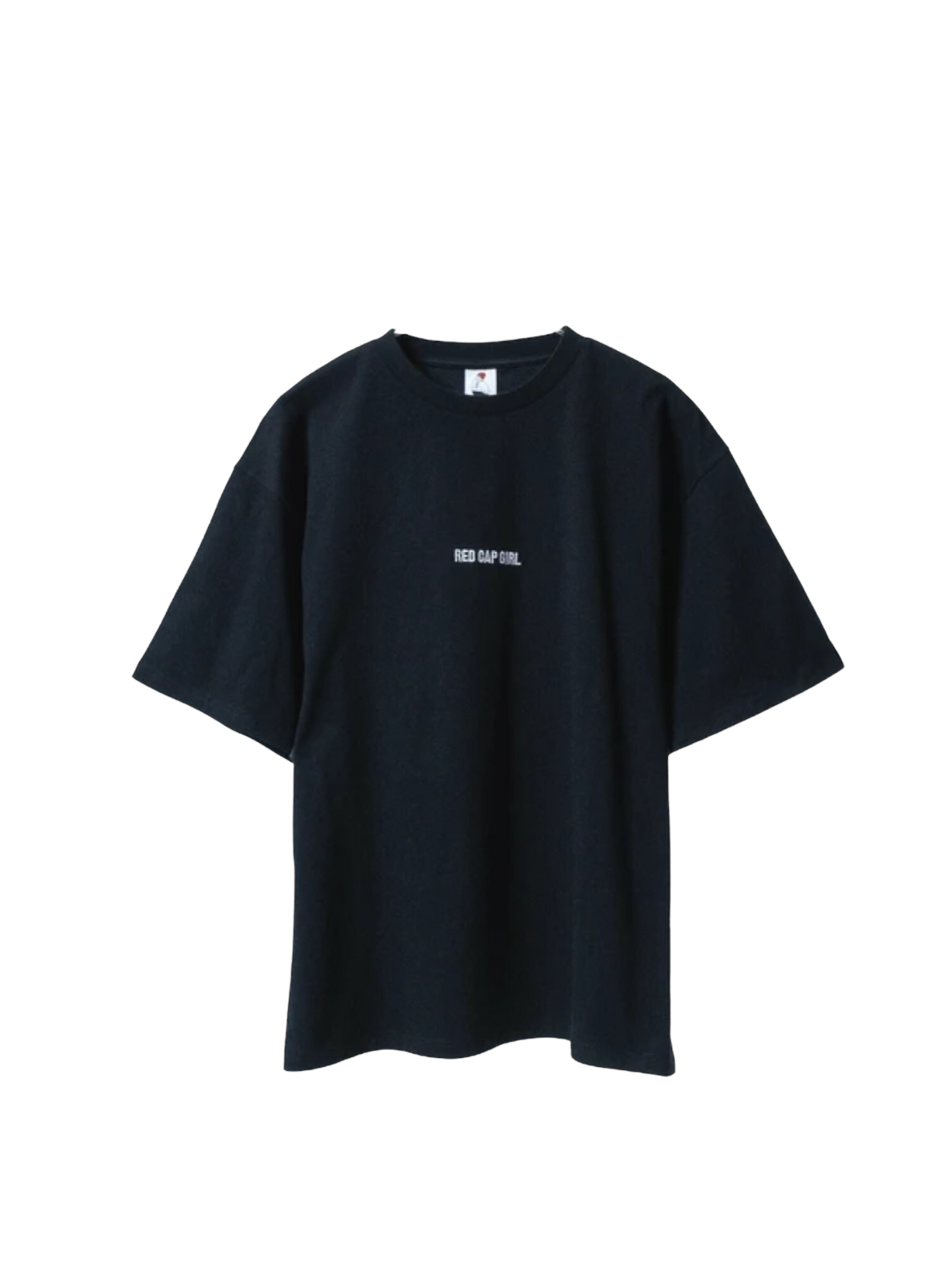 Red Cap Girl Earphone Girl Tee