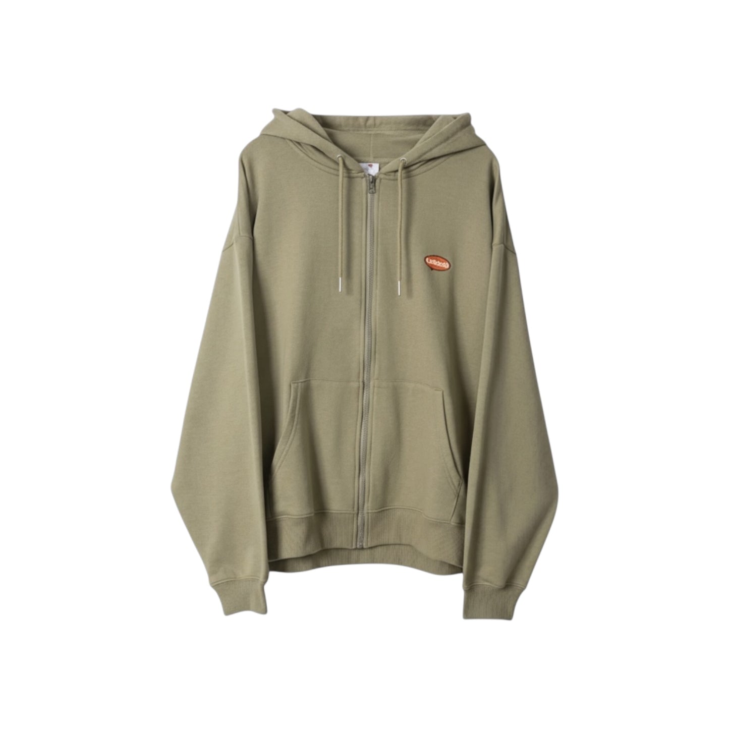 RED CAP GIRL Embroidery Print Zip Hoodie