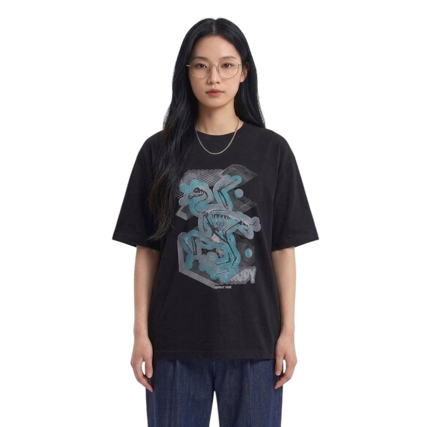 Abstract Fudge Entropy Tee (Black)