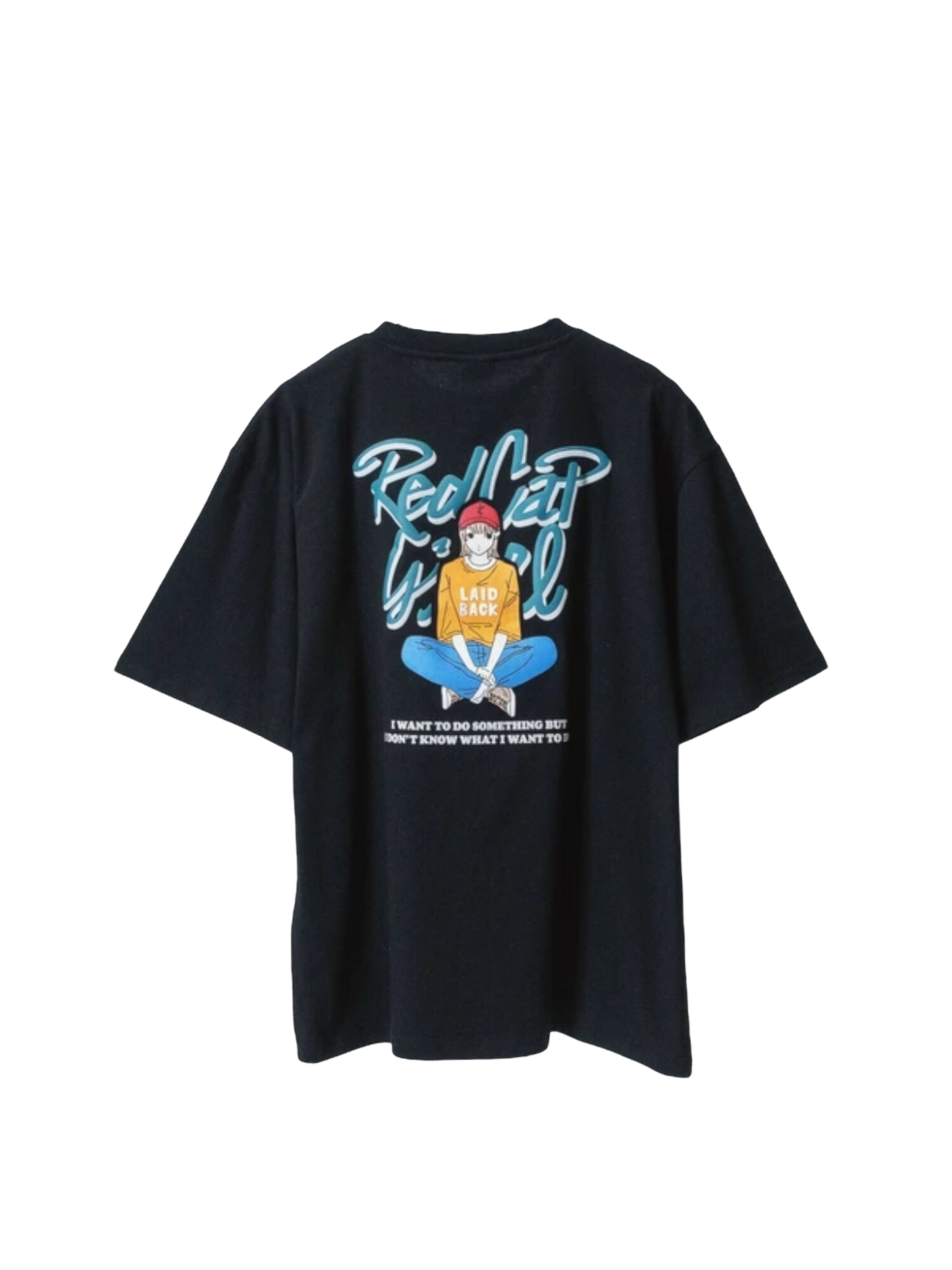 Red Cap Girl RCG Back Printed Tee