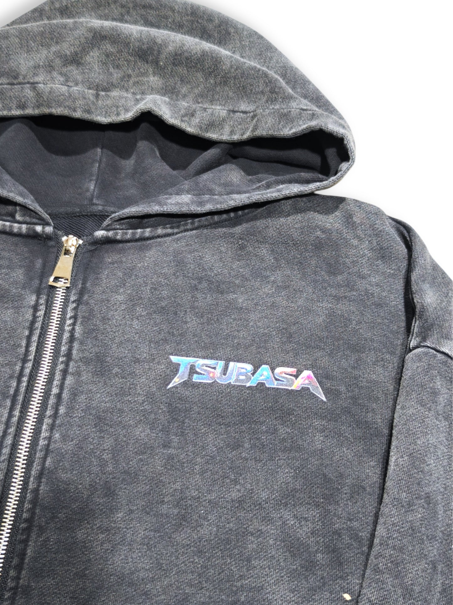 Tsubasa 3D TRAINEE ANGEL WASHED Zip Hoodie (Miu)