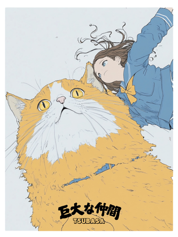 Tsubasa 25SS 巨大な仲間 T-SHIRT