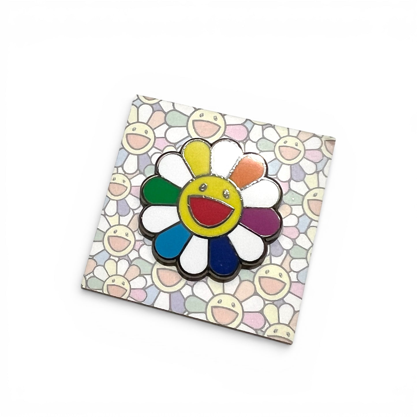 村上隆 Takashi Murakami Flower Metal Pin (The Broad Museum Limited)