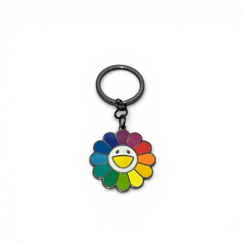 Takashi Murakami SAFFM Flower Metal Keychain