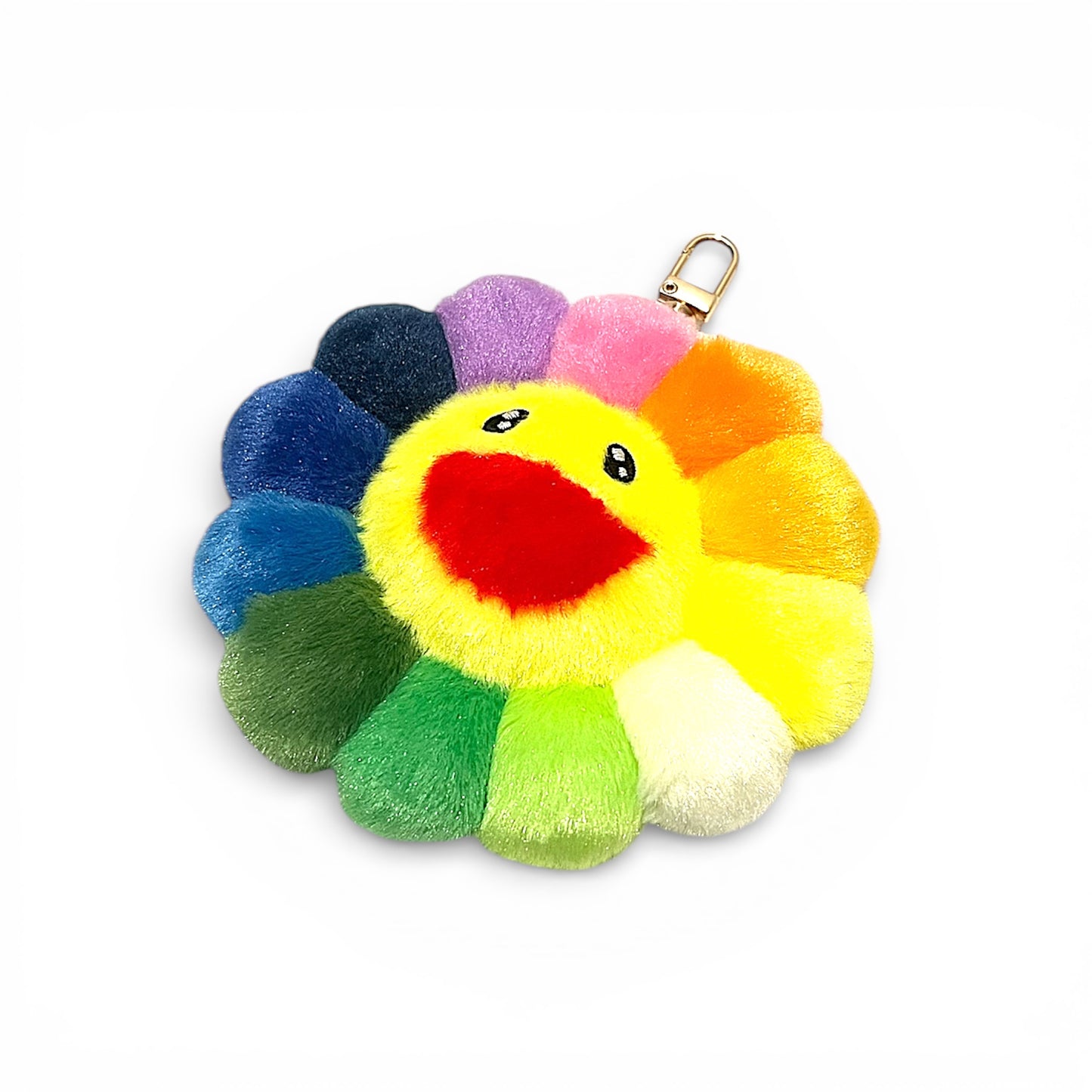 村上隆 Takashi Murakami Mascot Plush Keychain (Rainbow 12cm)