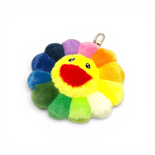 村上隆 Takashi Murakami Mascot Plush Keychain (Rainbow 12cm)